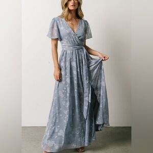 Baltic Born Blue Floral Maxi Dress